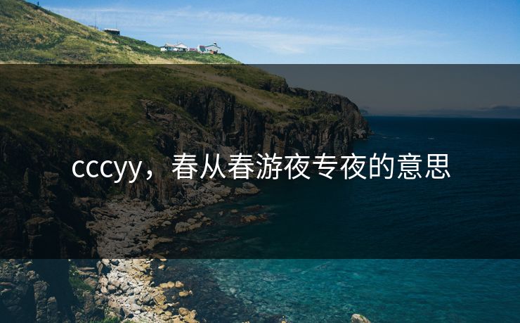 cccyy，春从春游夜专夜的意思